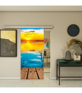 Glasschiebetür SLIM-LINE - Fotoprint Model 178 | Glastuershop24
