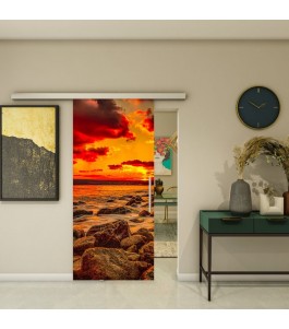 Glasschiebetür SLIM-LINE - Fotoprint Model 195 | Glastuershop24