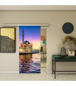 Glasschiebetür SLIM-LINE - Fotoprint Modell 209 | Glastuershop24