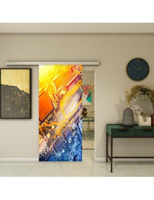 Glasschiebetür SLIM-LINE - Fotoprint Model 217 | Glastuershop24