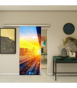 Glasschiebetür SLIM-LINE - Fotoprint Modell 220 | Glastuershop24