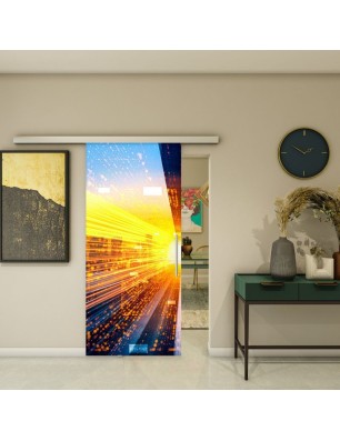 Glasschiebetür SLIM-LINE - Fotoprint Modell 220 | Glastuershop24