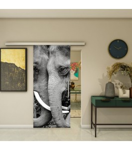 Glasschiebetür SLIM-LINE - Fotoprint Modell 222 | Glastuershop24