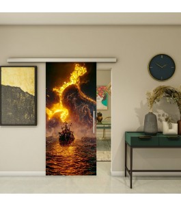 Glasschiebetür SLIM-LINE - Fotoprint Model 225 | Glastuershop24