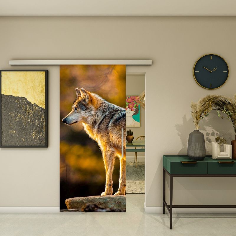 Glasschiebetür SLIM-LINE - Fotoprint Modell 228