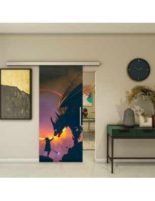 Glasschiebetür SLIM-LINE - Fotoprint Model 243 | Glastuershop24