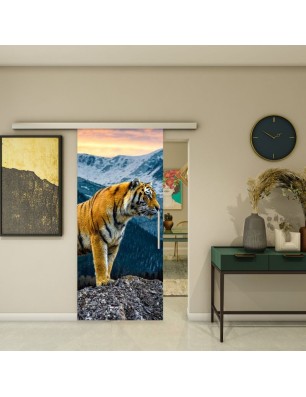 Glasschiebetür SLIM-LINE - Fotoprint Model 244