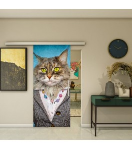 Glasschiebetür SLIM-LINE - Fotoprint Modell 252 | Glastuershop24