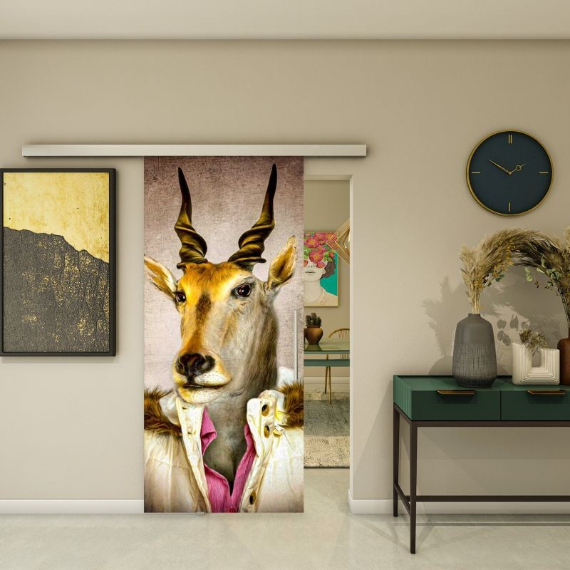 Glasschiebetür SLIM-LINE - Fotoprint Modell 253