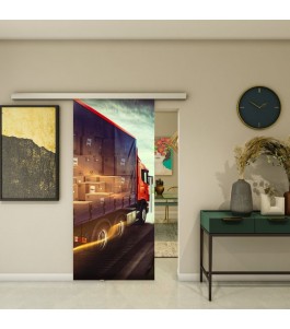 Glasschiebetür SLIM-LINE - Fotoprint Model 261 | Glastuershop24