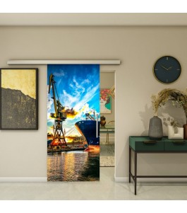 Glasschiebetür SLIM-LINE - Fotoprint Modell 262 | Glastuershop24