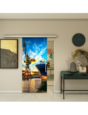 Glasschiebetür SLIM-LINE - Fotoprint Modell 262 | Glastuershop24