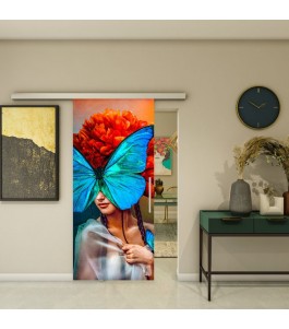 Glasschiebetür SLIM-LINE - Fotoprint Modell 272 | Glastuershop24