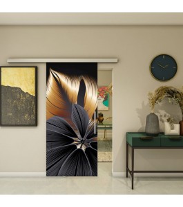 Glasschiebetür SLIM-LINE - Fotoprint Modell 302 | Glastuershop24