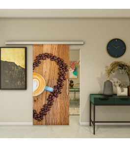 Glasschiebetür SLIM-LINE - Fotoprint Modell 319 | Glastuershop24