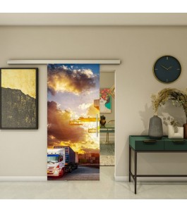 Glasschiebetür SLIM-LINE - Fotoprint Model 328 | Glastuershop24