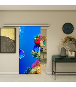Glasschiebetür SLIM-LINE - Fotoprint Model 332 | Glastuershop24