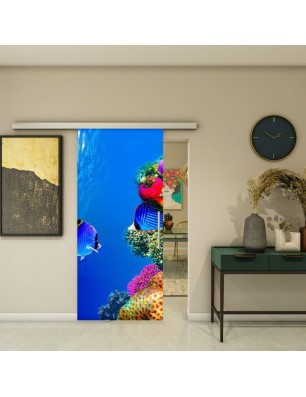 Glasschiebetür SLIM-LINE - Fotoprint Model 332 | Glastuershop24