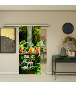 Glasschiebetür SLIM-LINE - Fotoprint Model 338 | Glastuershop24