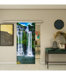 Glasschiebetür SLIM-LINE - Fotoprint Modell 339 | Glastuershop24