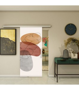 Glasschiebetür SLIM-LINE - Fotoprint Modell 347 | Glastuershop24