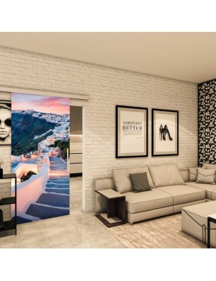 Glasschiebetür SLIM-LINE - Fotoprint Modell 126 | Glastuershop24