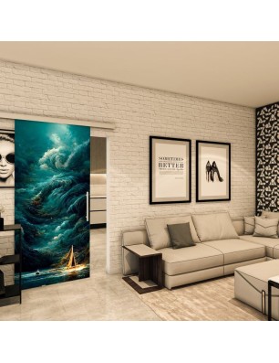 Glasschiebetür SLIM-LINE – Fotoprint Modell 139 | Glastuershop24