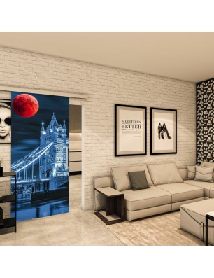 Glasschiebetür SLIM-LINE - Fotoprint Model 206 | Glastuershop24