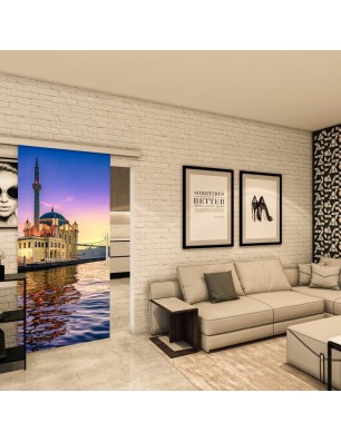 Glasschiebetür SLIM-LINE - Fotoprint Modell 209 | Glastuershop24