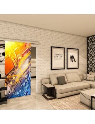 Glasschiebetür SLIM-LINE - Fotoprint Model 217 | Glastuershop24