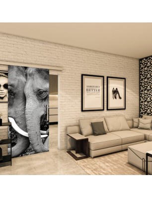 Glasschiebetür SLIM-LINE - Fotoprint Modell 222 | Glastuershop24