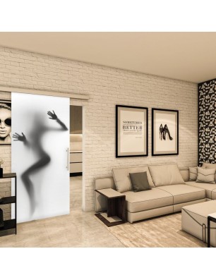 Glasschiebetür SLIM-LINE - Fotoprint Modell 354 | Glastuershop24