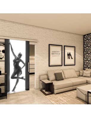Glasschiebetür SLIM-LINE - Fotoprint Modell 357 | Glastuershop24