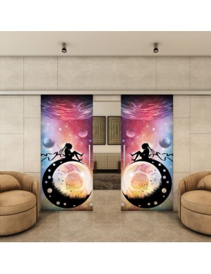 Glasschiebetür SLIM-LINE - Fotoprint Modell 105 | Glastuershop24