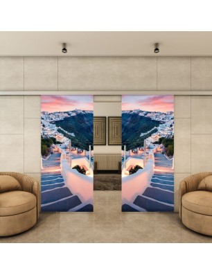 Glasschiebetür SLIM-LINE - Fotoprint Modell 126 | Glastuershop24