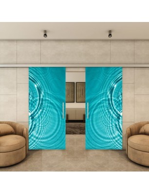 Glasschiebetür SLIM-LINE - Fotoprint Modell 190 | Glastuershop24