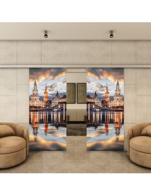 Glasschiebetür SLIM-LINE - Fotoprint Model 203 | Glastuershop24