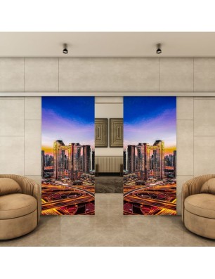 Glasschiebetür SLIM-LINE - Fotoprint Model 207 | Glastuershop24