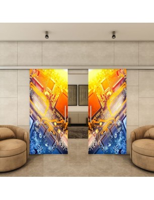 Glasschiebetür SLIM-LINE - Fotoprint Model 217 | Glastuershop24