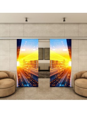 Glasschiebetür SLIM-LINE - Fotoprint Modell 220 | Glastuershop24