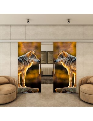 Glasschiebetür SLIM-LINE - Fotoprint Modell 228 | Glastuershop24