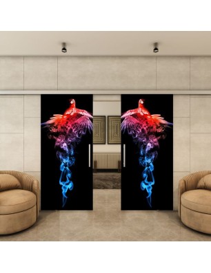 Glasschiebetür SLIM-LINE - Fotoprint Modell 235 | Glastuershop24