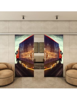 Glasschiebetür SLIM-LINE - Fotoprint Model 261 | Glastuershop24
