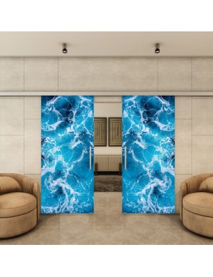Glasschiebetür SLIM-LINE - Fotoprint Modell 299 | Glastuershop24