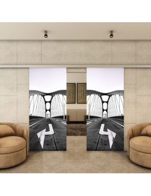 Glasschiebetür SLIM-LINE - Fotoprint Modell 330 | Glastuershop24
