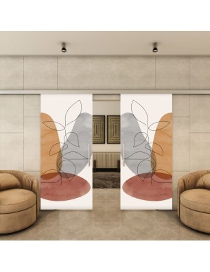 Glasschiebetür SLIM-LINE - Fotoprint Model 346 | Glastuershop24
