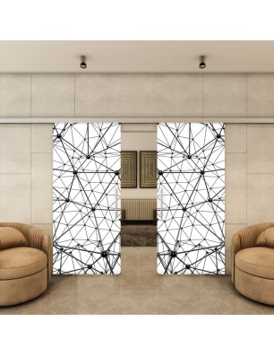 Glasschiebetür SLIM-LINE - Fotoprint Model 350 | Glastuershop24