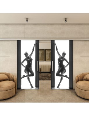 Glasschiebetür SLIM-LINE - Fotoprint Modell 357 | Glastuershop24