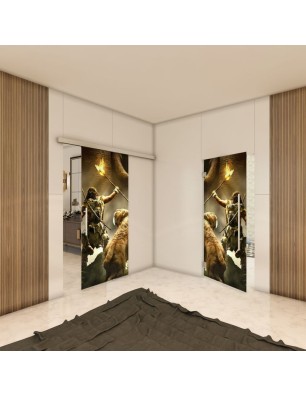 Glasschiebetür SLIM-LINE - Fotoprint Model 81