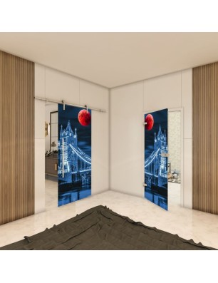 Ganzglastür Fotoprint Modell 206 mit Fotoprint | Glastuershop24